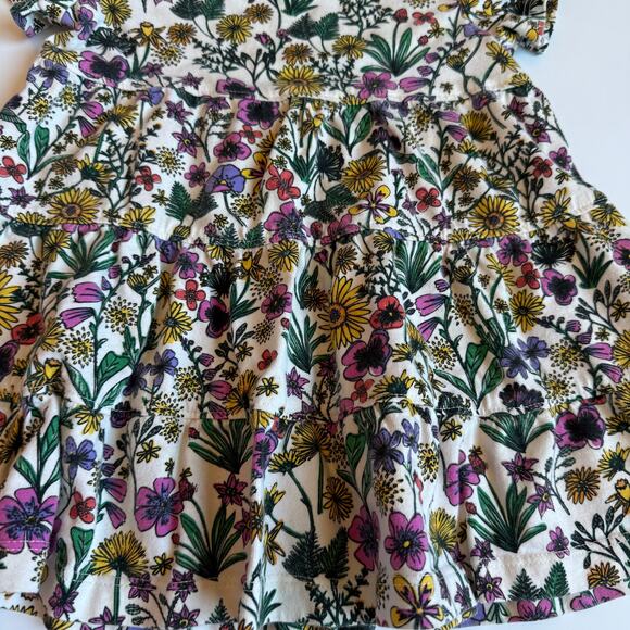 Hanna Andersson Wildflower Twirl Power Dress 80cm 18-24m - Picture 5 of 7